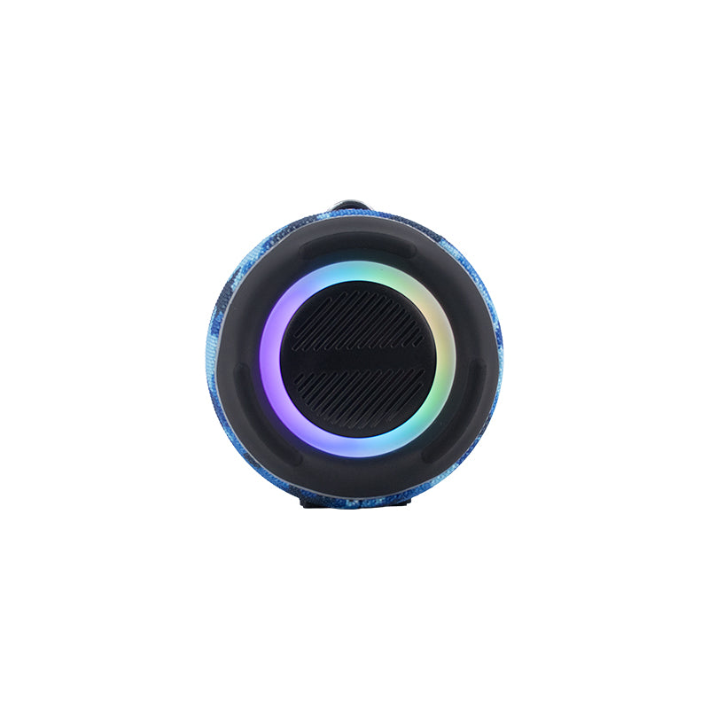 Parlante Bluetooth Teros TE-6046BM Camuflado Azul 40W Portátil Bluetooth 5.3 USB