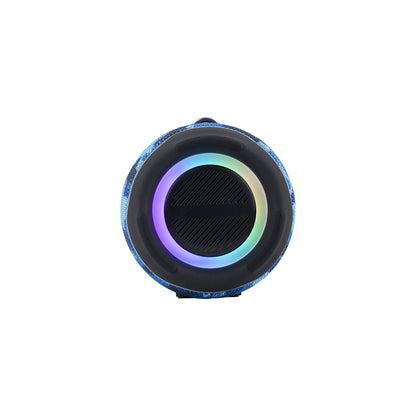 Parlante Bluetooth Teros TE-6046BM Camuflado Azul 40W Portátil Bluetooth 5.3 USB