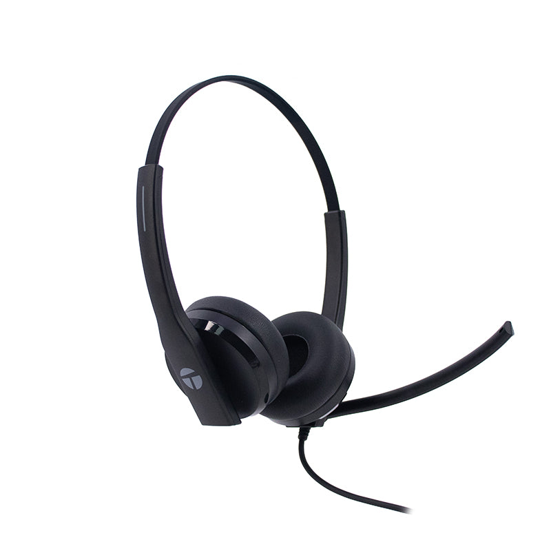 Audífono Teros TE-8039C USB con Micrófono Negro | Control en Cable