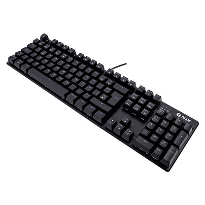 TECLADO MECÁNICO TEROS TE-4068G RETROILUMINADO RAINBOW USB ESPAÑOL NEGRO