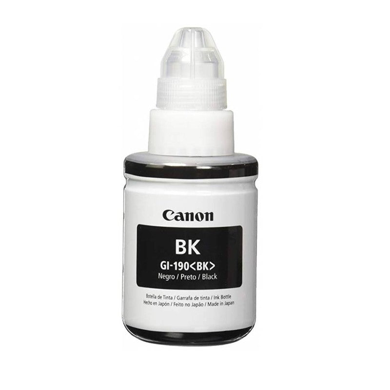 Tinta Canon GI-190BK Black 70ml – Hasta 6,000 Páginas