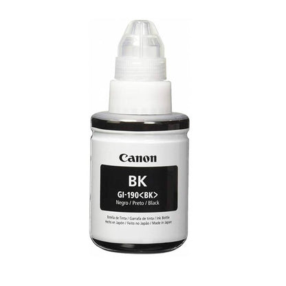 Tinta Canon GI-190BK Black 70ml – Hasta 6,000 Páginas