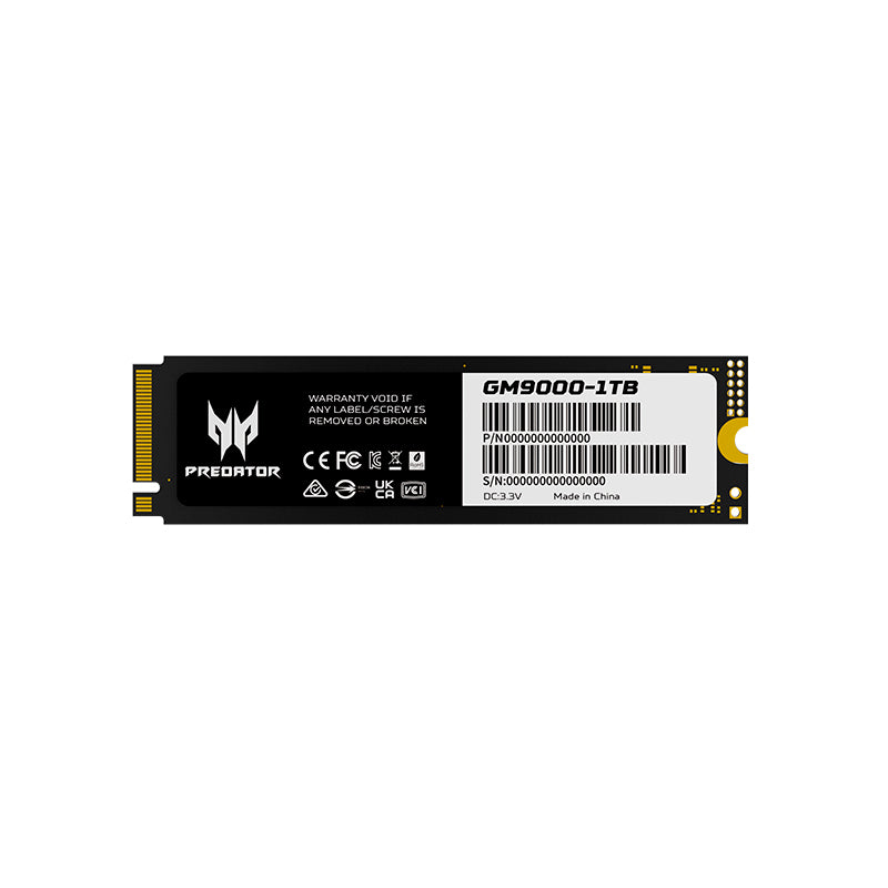 UNIDAD DE ESTADO SOLIDO PREDATOR GM9000, 1TB, PCIE GEN 5.0 X4 NVME 2.0