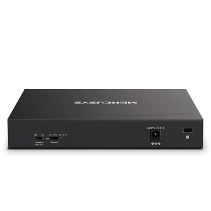 Switch Mercusys MS108GP 8 Puertos Gigabit 7 PoE+ 10/100/1000 Alto Rendimiento