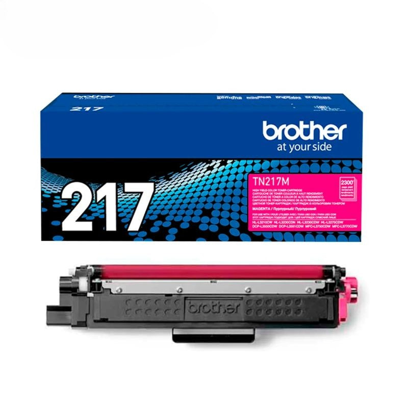 TONER BROTHER TN 217M MAGENTA PARA HL L3270CDW DCP L3551CDW MFC L3750CDW 2300 PÁGINAS