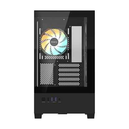 CASE GIGABYTE C201 PANORAMIC VIDRIO TEMPLADO NEGRO GAMING
