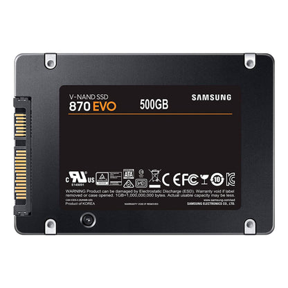 UNIDAD EN ESTADO SOLIDO SAMSUNG 870 EVO 500GB, 2.5", SATA 6GB/S