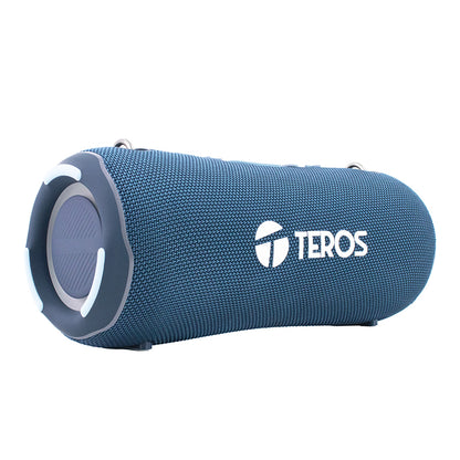 Parlante Bluetooth Teros TE-6046B Azul 40W Portátil Bluetooth 5.3 USB