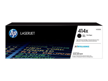 Tóner HP 414X Negro Original Alto Rendimiento W2020X para Color LaserJet Pro M454 M479