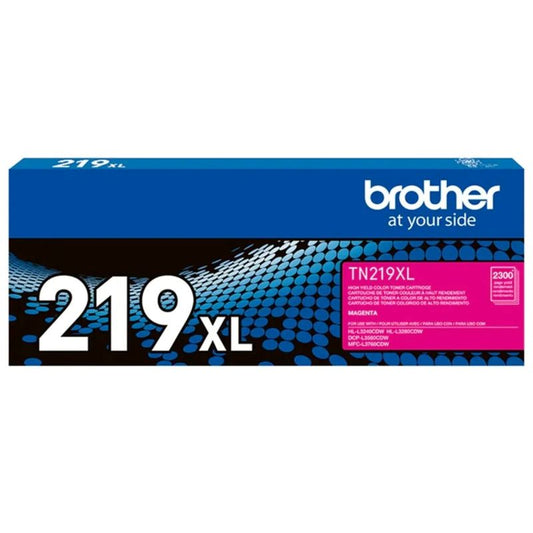 Tóner Brother TN-219XLM Magenta XL Original 2,300 Páginas para HL-L3280CDW DCP-L3560CDW MFC-L3760CDW