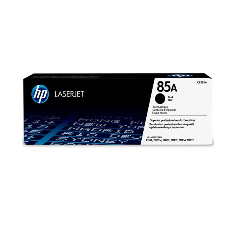 Tóner HP 85A Negro Original CE285A para LaserJet Pro P1102 M1132 M1212 M1217