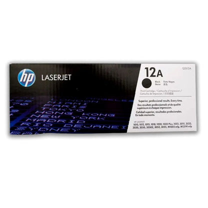 Tóner HP 12A Negro Original Q2612A para LaserJet 1010 1020 1022 M1005
