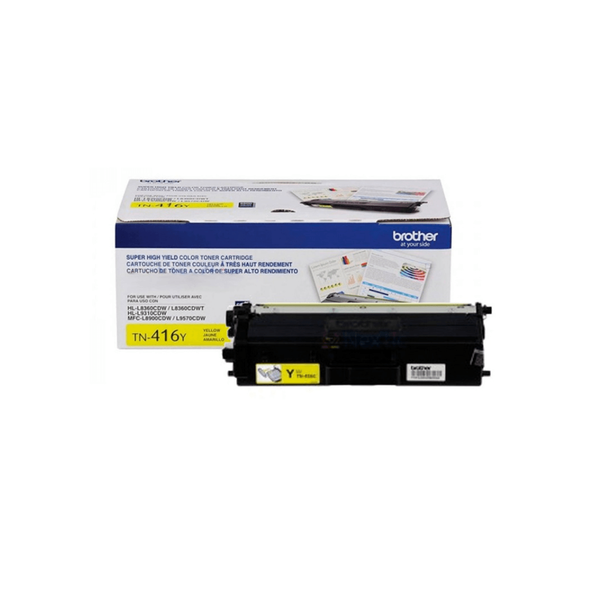 Tóner Brother TN416Y Amarillo Original 6500 Páginas para MFC-L8900CDW