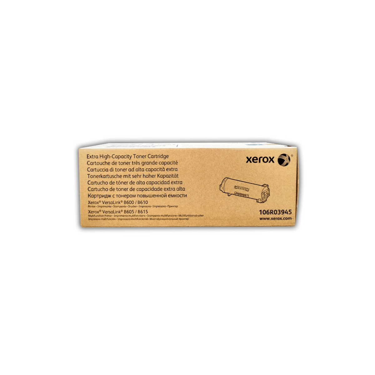 Tóner Xerox 106R03945 Negro Original 46700 Páginas para VersaLink B600 B605 B610 B615