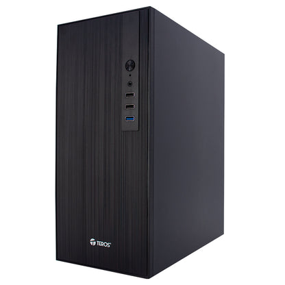CASE TEROS TE-1034S MINI TOWER ATX CON FUENTE 250W