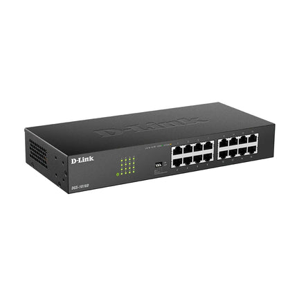 SWITCH D LINK DGS1016D 16 PUERTOS GIGABIT UNMANAGED