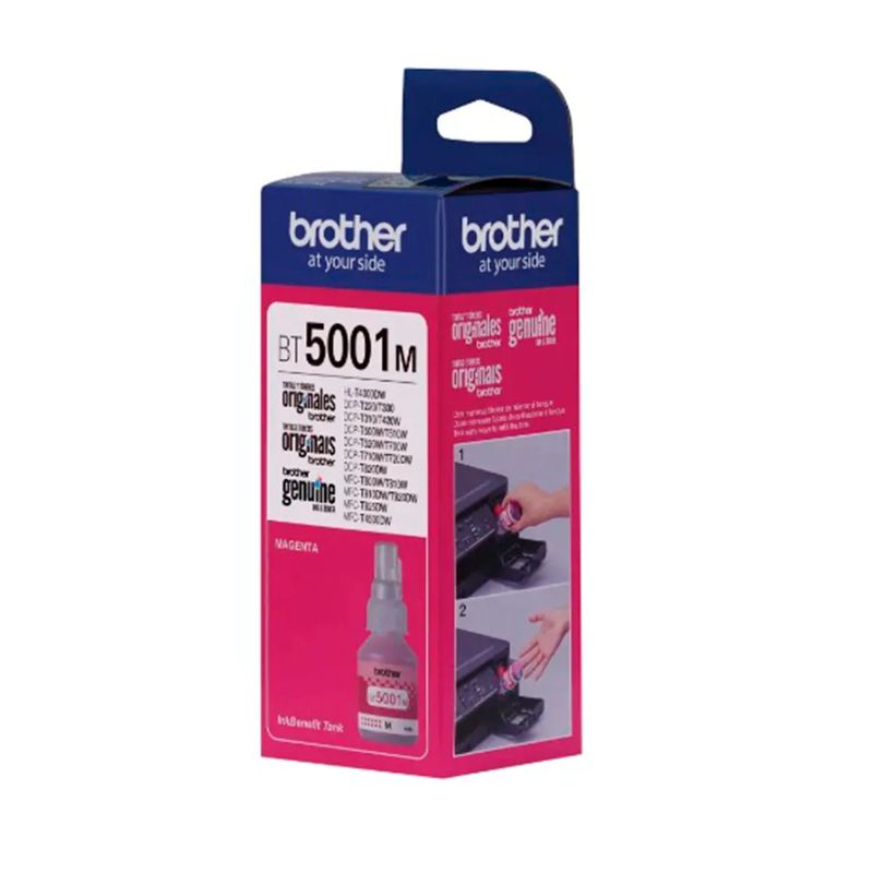 TINTA BROTHER BT5001M MAGENTA PARA DCP-T300 T500W T700W