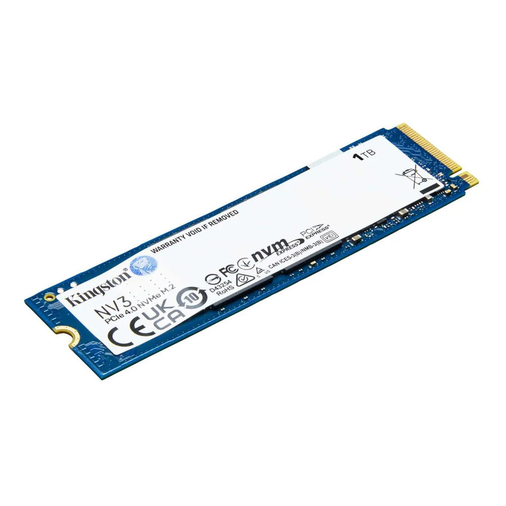 UNIDAD EN ESTADO SOLIDO KINGSTON 1000GB NV3 PCIE 4.0 NVME M.2 SSD