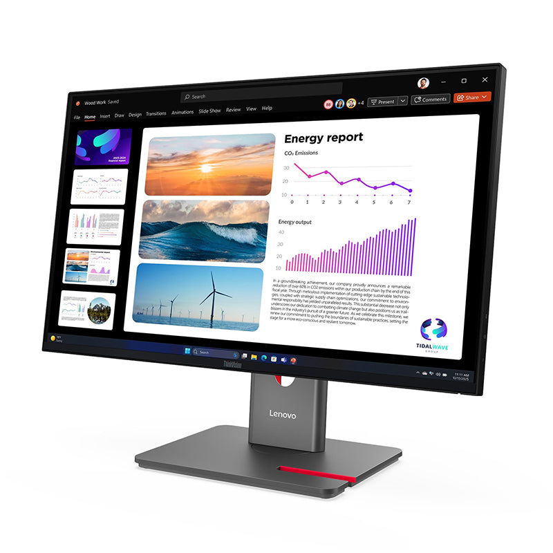 Monitor Lenovo ThinkVision P24q-40 23.8" QHD IPS 120Hz HDMI DP USB