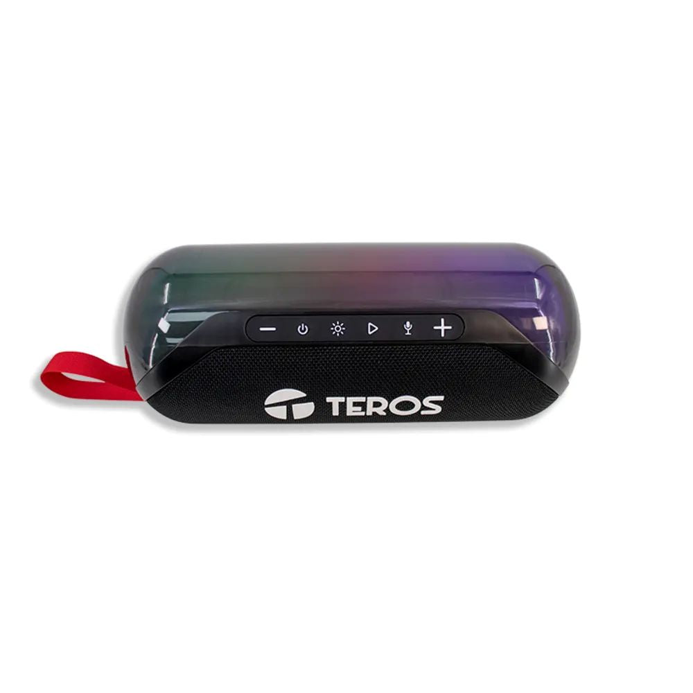 Parlante Bluetooth Teros TE-6046N Negro 20W RGB TWS Bluetooth 5.3 USB