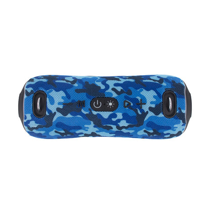 Parlante Bluetooth Teros TE-6046BM Camuflado Azul 40W Portátil Bluetooth 5.3 USB