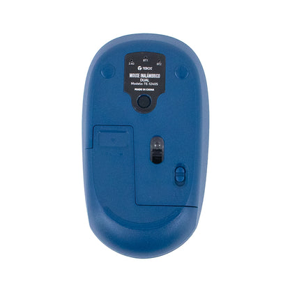 MOUSE INALÁMBRICO TEROS TE-1240S 2.4GHZ 4 BOTONES AZUL