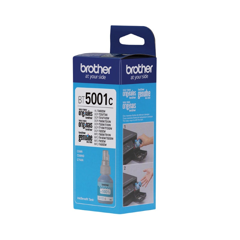 TINTA BROTHER BT5001C CYAN PARA DCP T300 DCP T500W DCP T700W