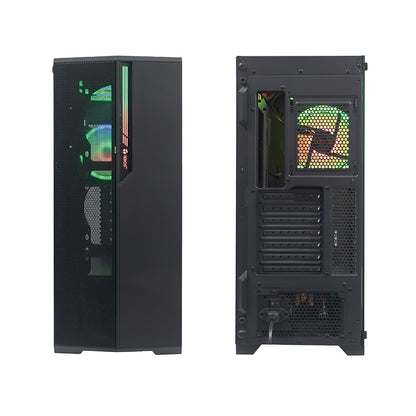 CASE GAMER TEROS TE-1175N MID TOWER NEGRO DISEÑO GAMING