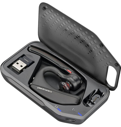 Audífono Poly Voyager 5200 Bluetooth USB-A Negro