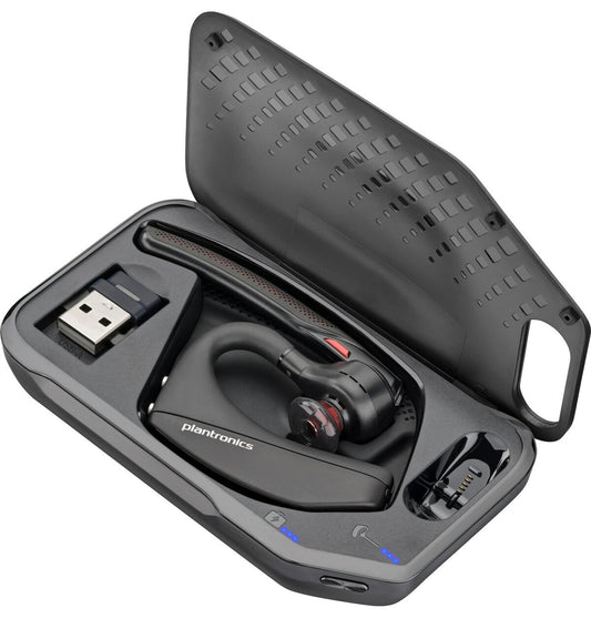 Audífono Poly Voyager 5200 Bluetooth USB-A Negro