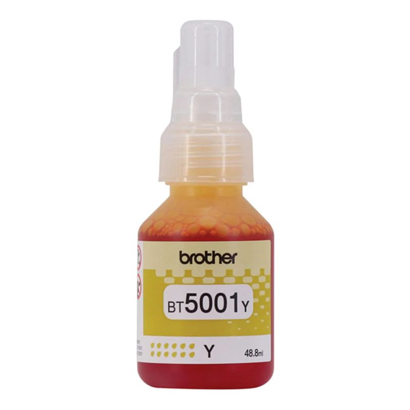 Tinta Brother BT5001Y Yellow Original 48.8ml 5,000 Páginas DCP-T300 DCP-T500W DCP-T700W
