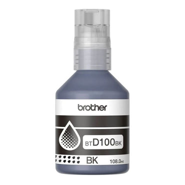Tinta Brother BTD100BK Black Original 108ml 7,500 Páginas DCP-T230 DCP-T430W DCP-T436W