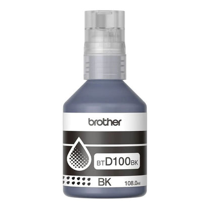 Tinta Brother BTD100BK Black Original 108ml 7,500 Páginas DCP-T230 DCP-T430W DCP-T436W