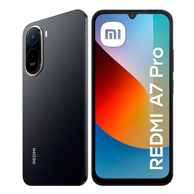Smartphone Redmi A7 Pro 4GB 64GB 4G LTE Black Dual SIM 6.9" 120Hz