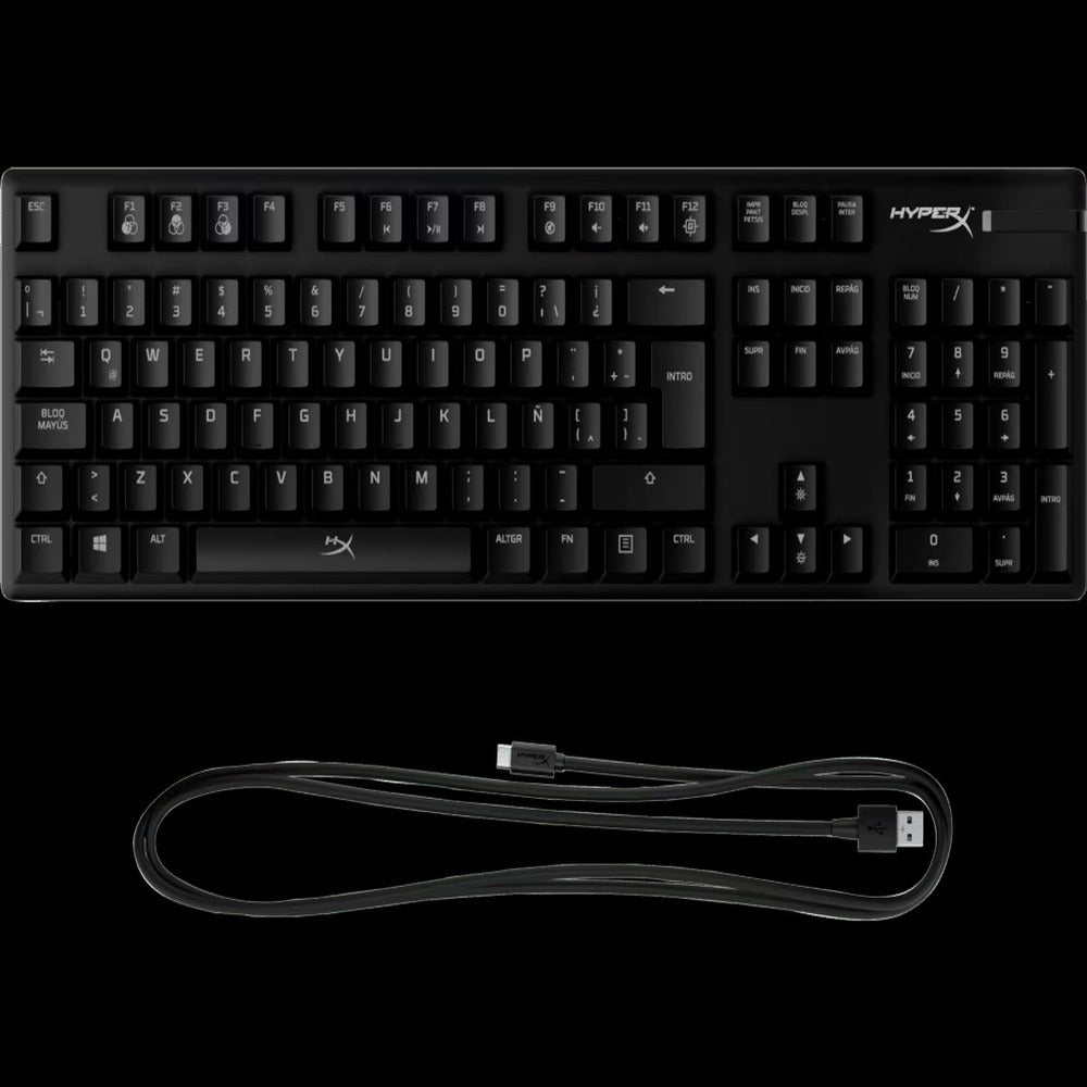 Teclado Mecánico HyperX Alloy Origins RGB – Español/Inglés – Cableado – Azul