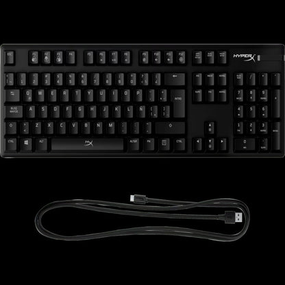 Teclado Mecánico HyperX Alloy Origins RGB – Español/Inglés – Cableado – Azul