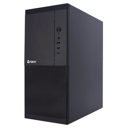 CASE TEROS TE-1033S MINI TOWER ATX CON FUENTE 250W