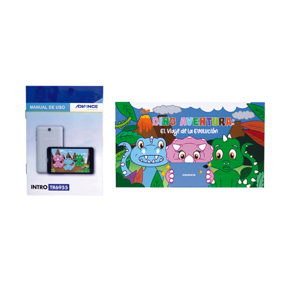 TABLET ADVANCE TR6955 7” – ANDROID 11, 32GB, 2GB RAM + FUNDA DINO ROSADO