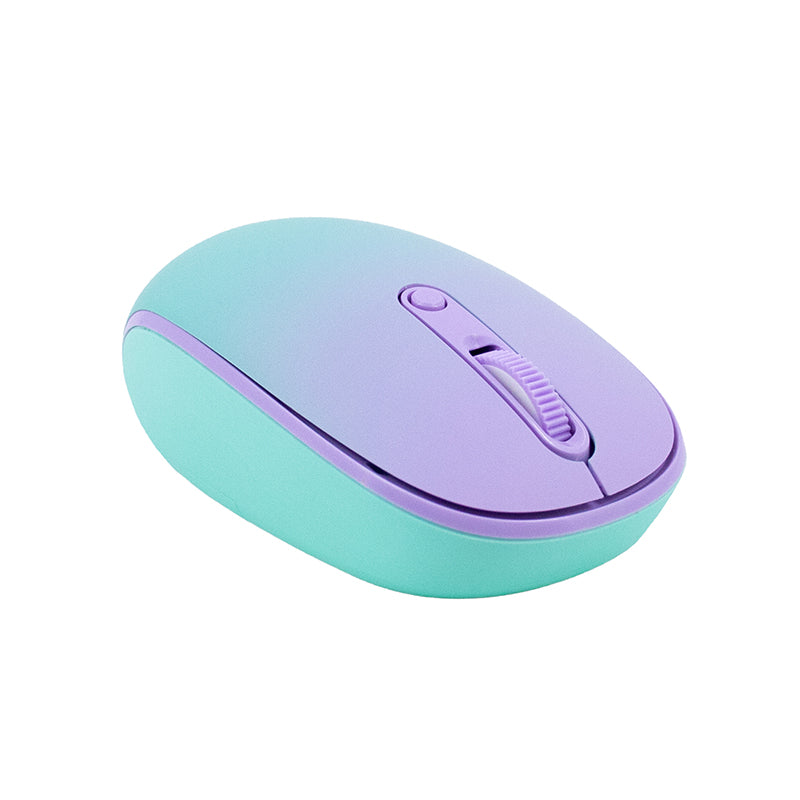 MOUSE INALÁMBRICO TEROS TE-1239S 2.4GHZ 4 BOTONES PURPLE