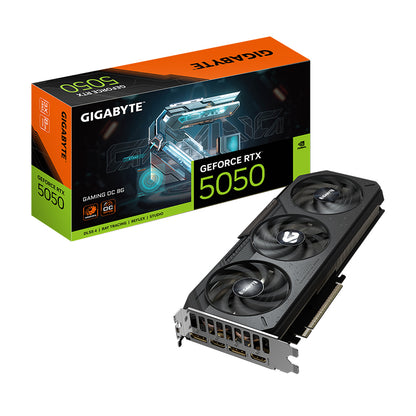 Tarjeta de Video Gigabyte RTX 5050 Gaming OC 8GB GDDR6 PCIe 5.0 Triple Fan
