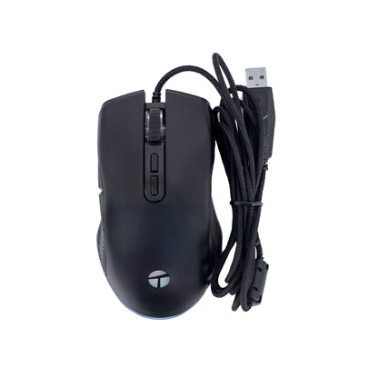 MOUSE GAMER TEROS TE-1233G RGB 7200DPI 7 BOTONES