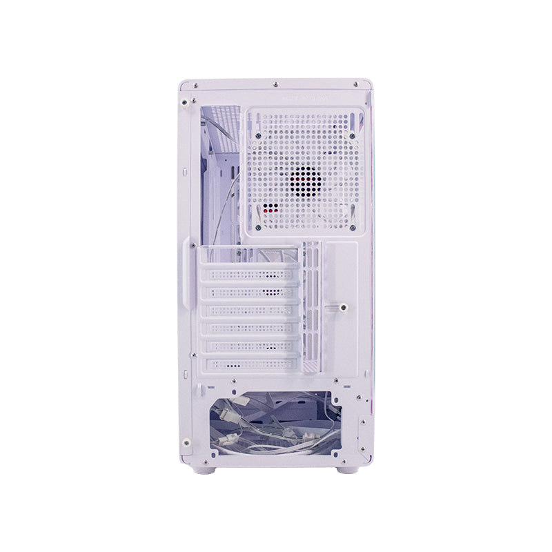 CASE GAMER TEROS TE-1329 ATX WHITE DISEÑO MODERNO