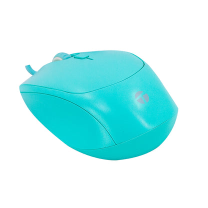 MOUSE ÓPTICO TEROS TE-1227S DPI AJUSTABLE COLOR VERDE