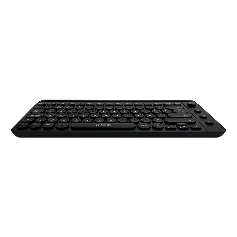 TECLADO INALÁMBRICO TEROS TE-4064N BLUETOOTH Y 2.4GHZ 80 TECLAS NEGRO