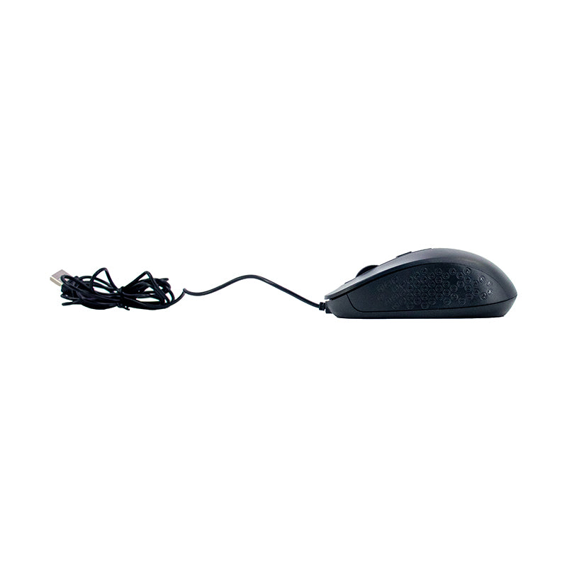 MOUSE ÓPTICO TEROS TE-1229S USB 4 BOTONES NEGRO