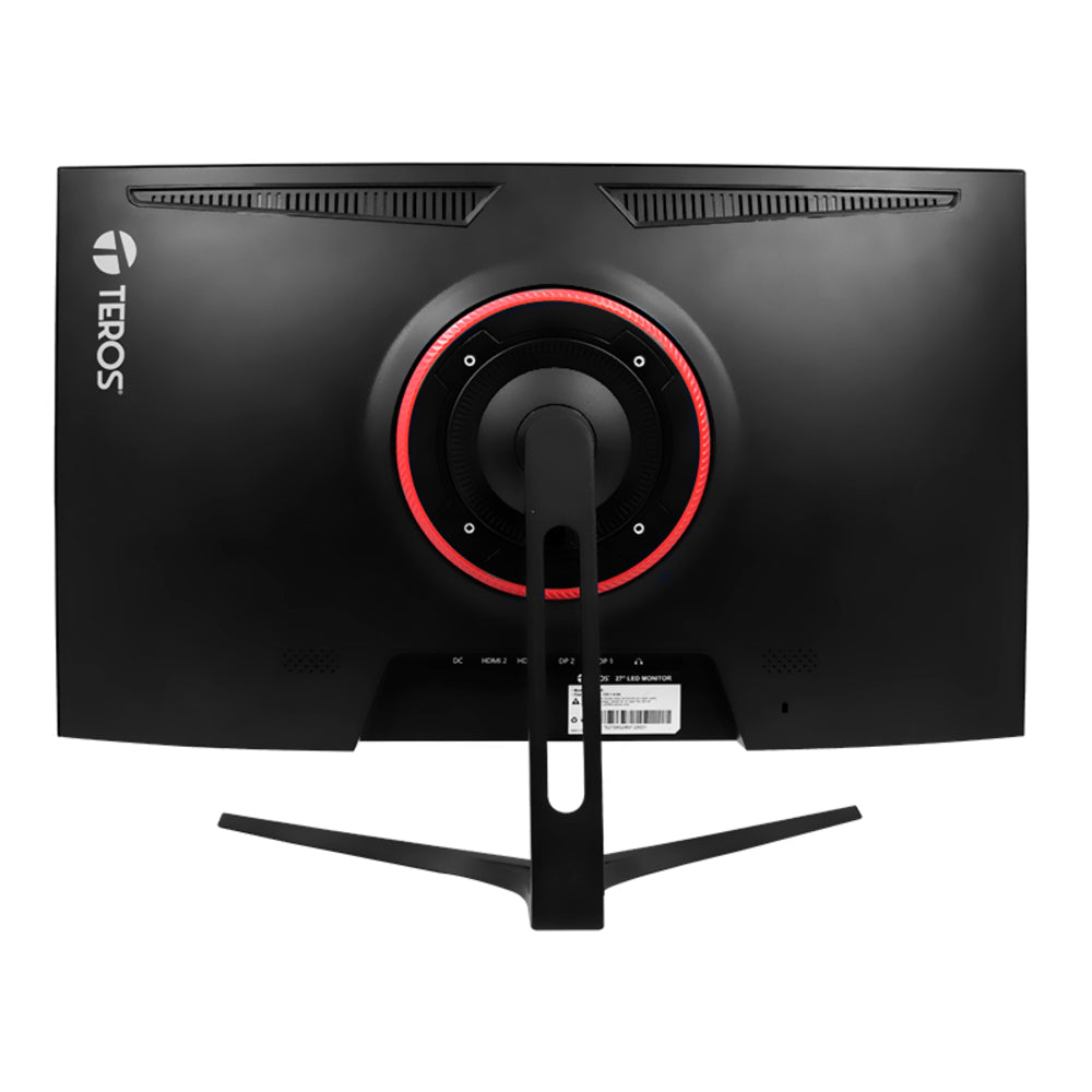 MONITOR PLANO GAMING TEROS TE-2769G, 27" QHD IPS FLAT, 180 HZ, 1MS, HDMI, DP, AUDIO