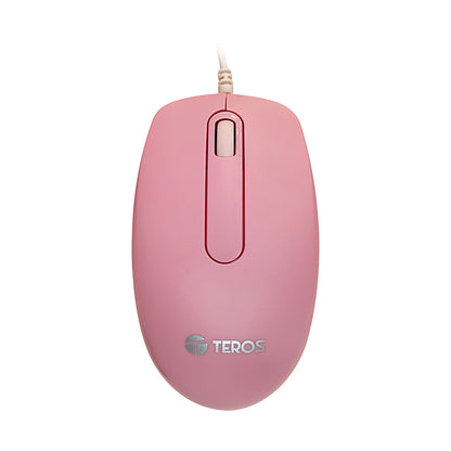 MOUSE ÓPTICO TEROS TE-1221S 1000DPI USB COMPACTO