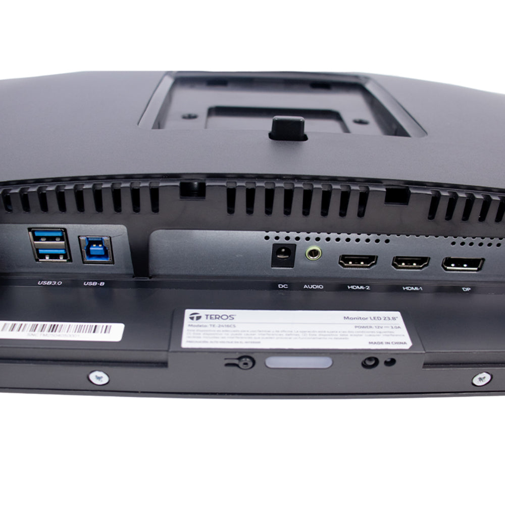 MONITOR CORPORATIVO TEROS TE-2416CS, QHD IPS, 100HZ, HDMI, DP, AUDIO OUT, CÁMARA 5MP