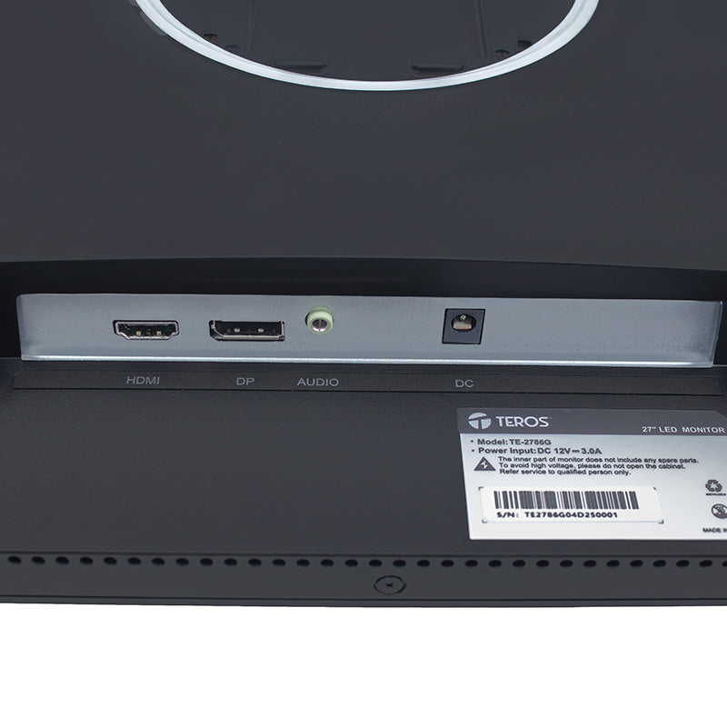 MONITOR TEROS LED GAMING PLANO TE-2786G 27" FHD IPS 200HZ 1MS HDMI DP FREESYNC