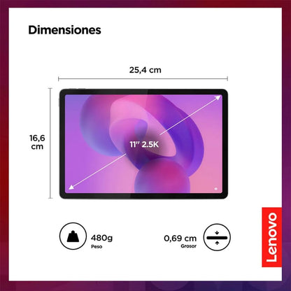 Tablet Lenovo Idea Tab ZAFR0196PE 11" 2.5K 4GB RAM 128GB Android IPS WiFi